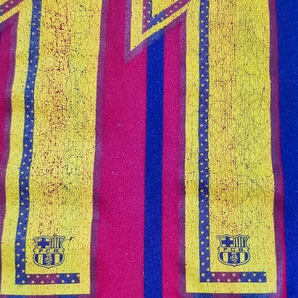 Nike FC Barcelona soccer jersey men's size L #11 O.Dembele 2017 season Home - Picture 11 of 13